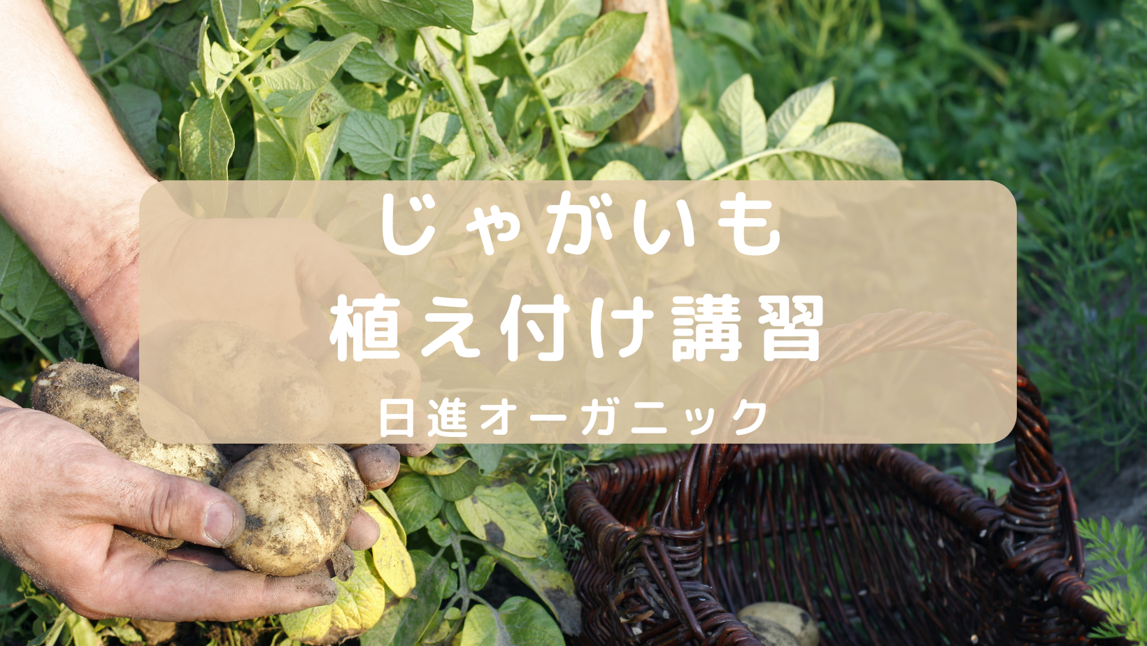 じゃがいも植え付け講習＠日進オーガニックファーム